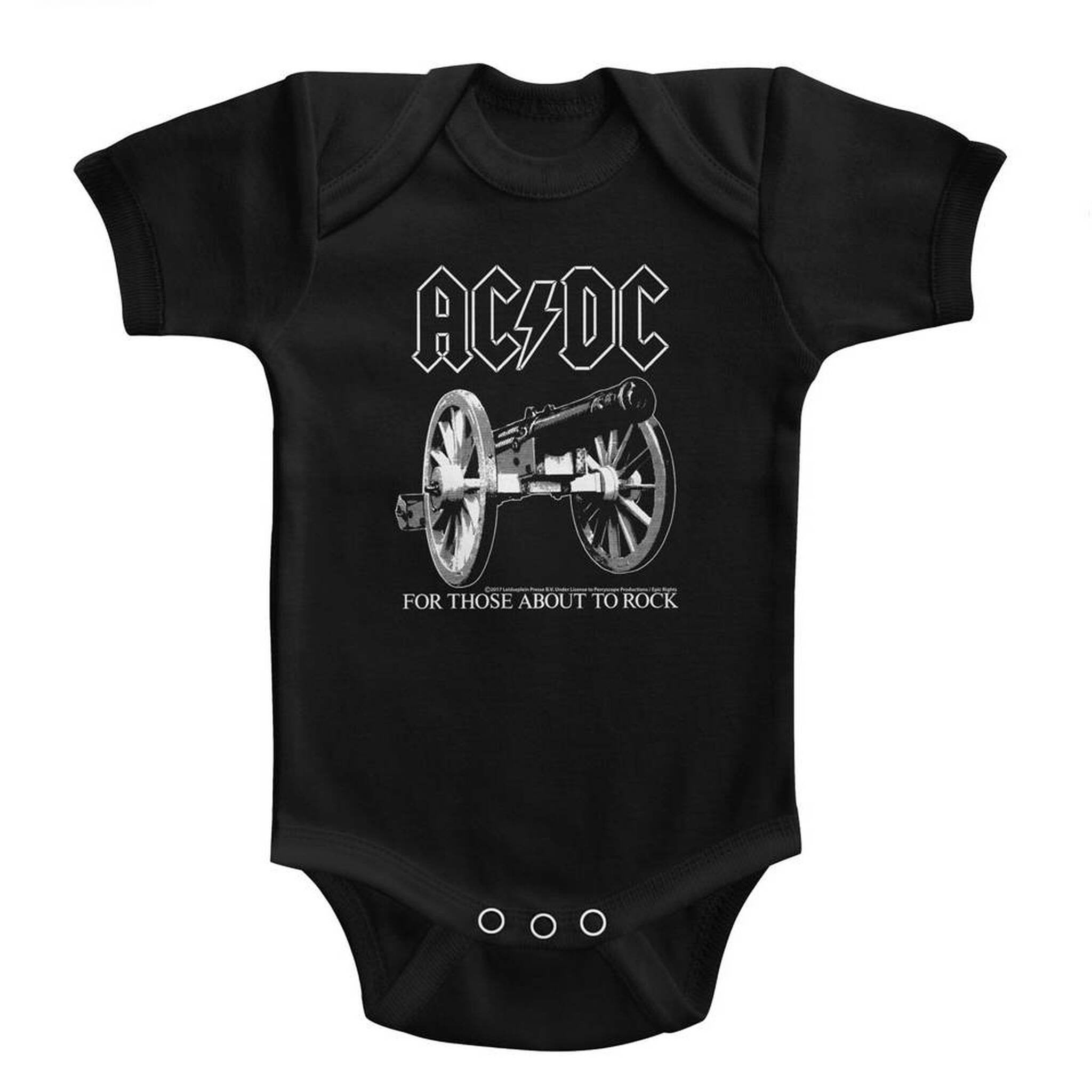 AC/DC About To Rock Black Infant Baby Onesie T-Shirt