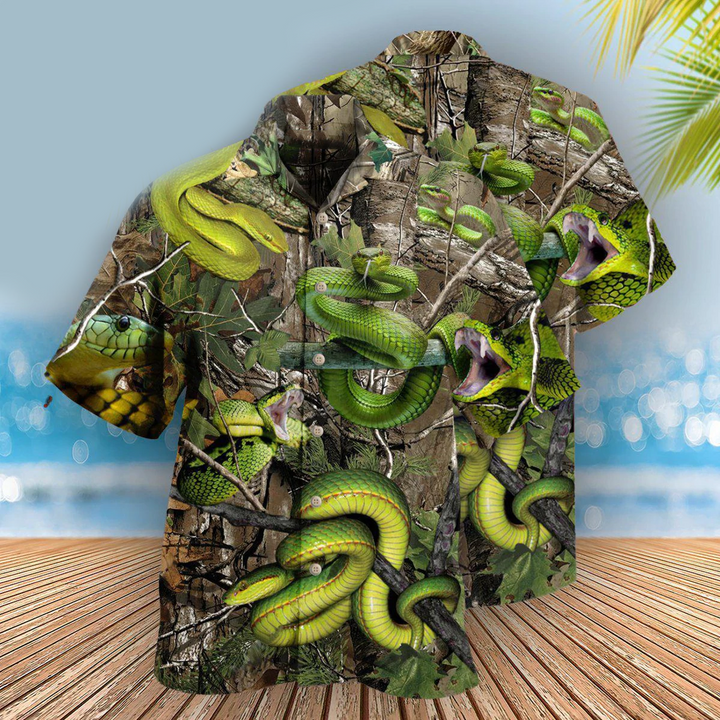 Animals Snake Will Always Bite Back Edition Hawaiian Shirt 3D