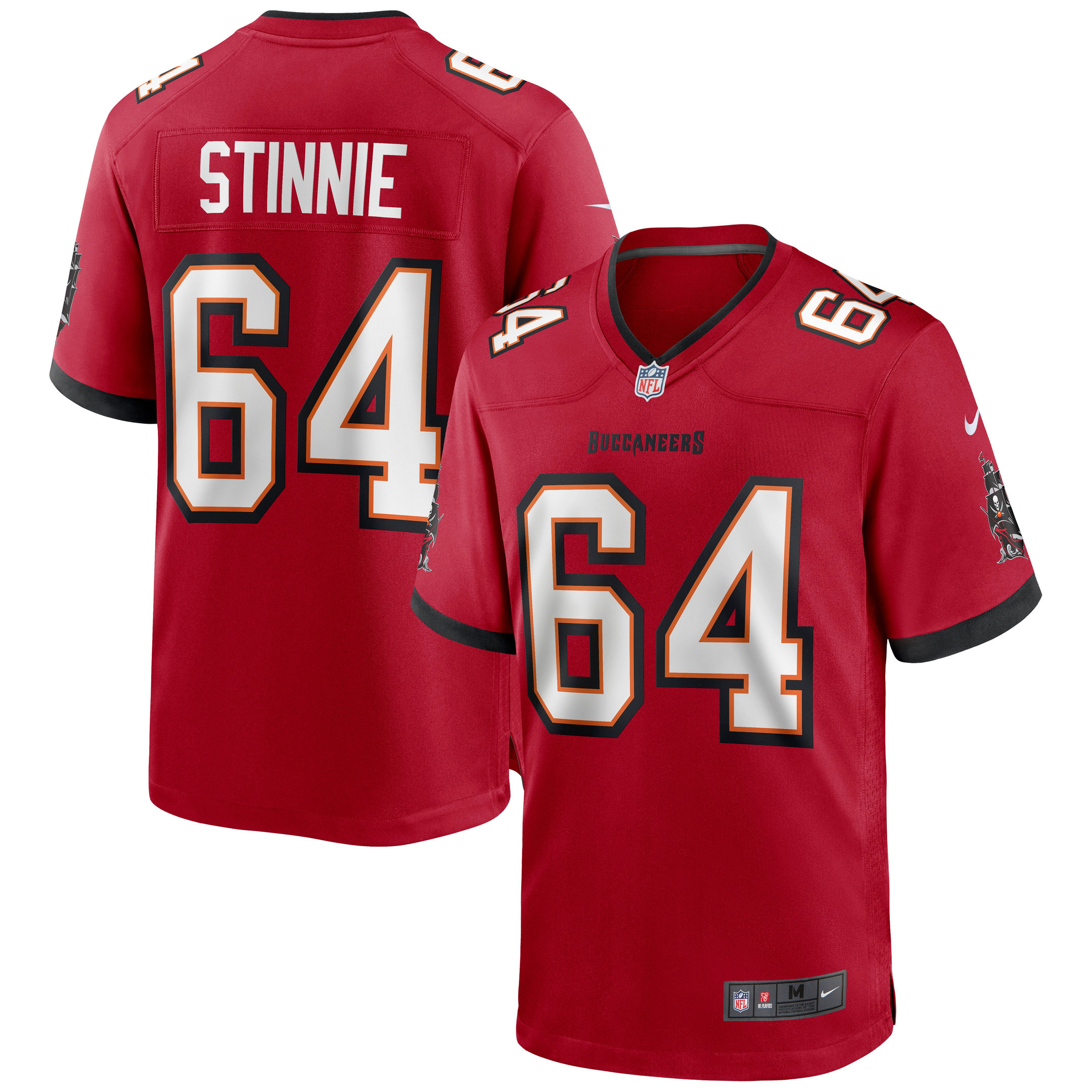 Aaron Stinnie Tampa Bay Buccaneers Game Jersey – Red NFL