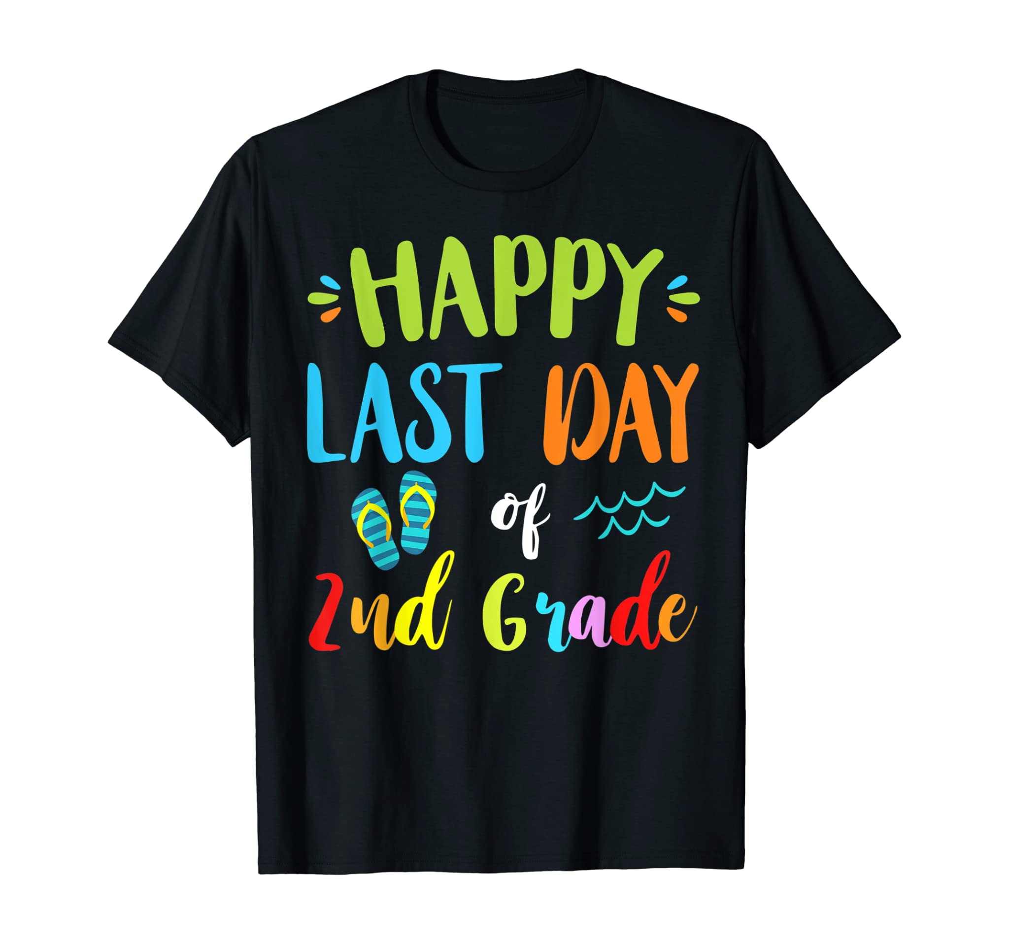 Happy Last Day Of 2Nd Grade Summer Vacation Gift Ideas T-Shirt