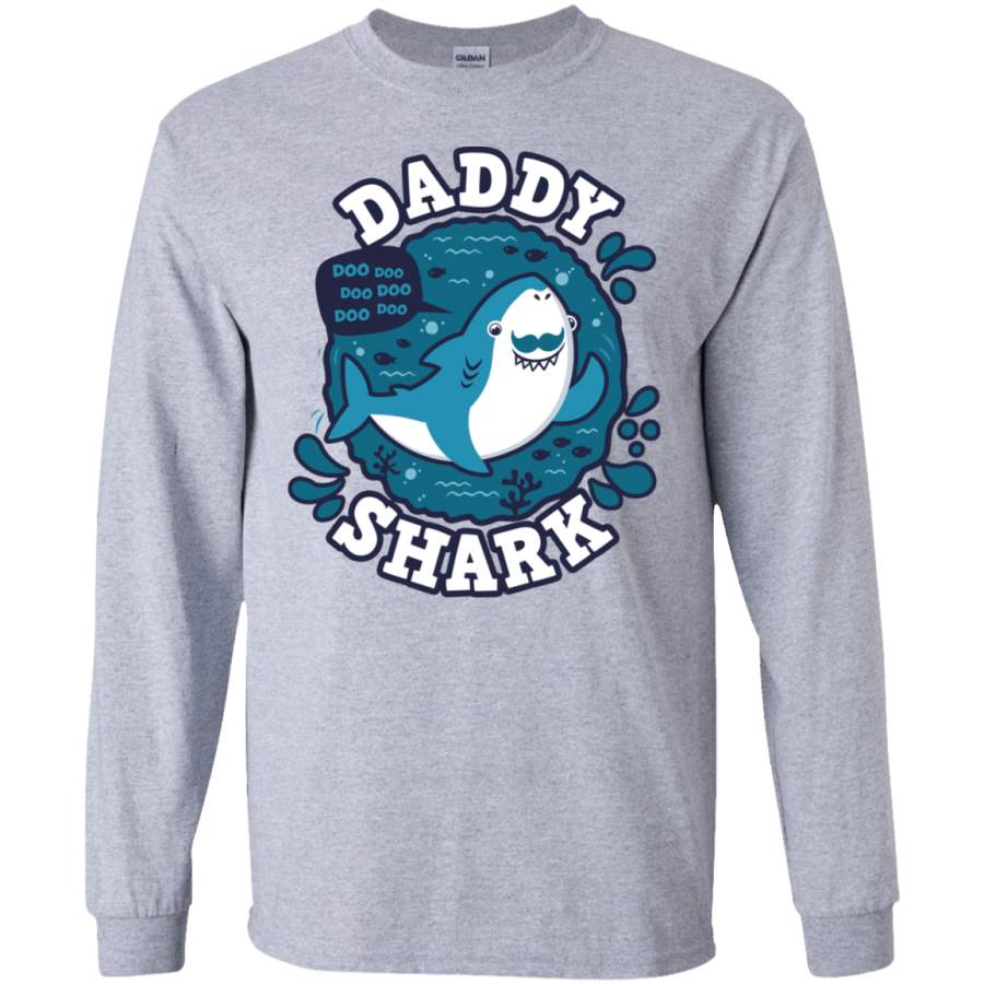 Shark Family trazo – Daddy Men’s Long Sleeve T-Shirt