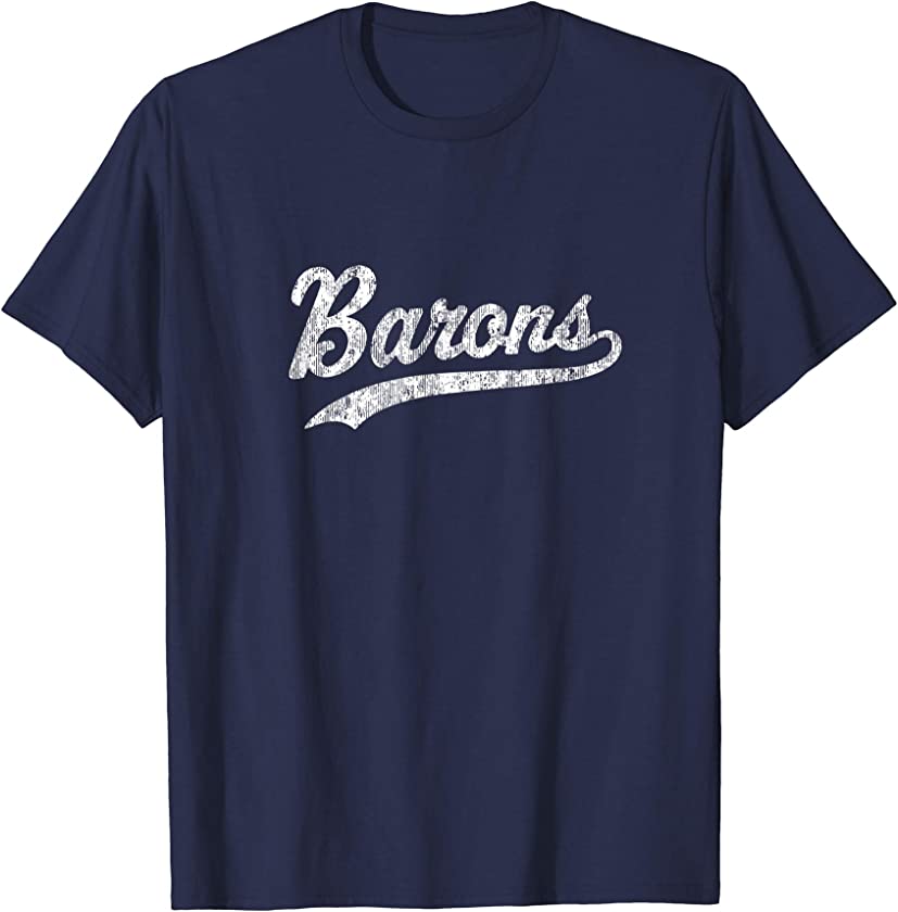 Barons T Shirt Vintage Sports Name Tee Design