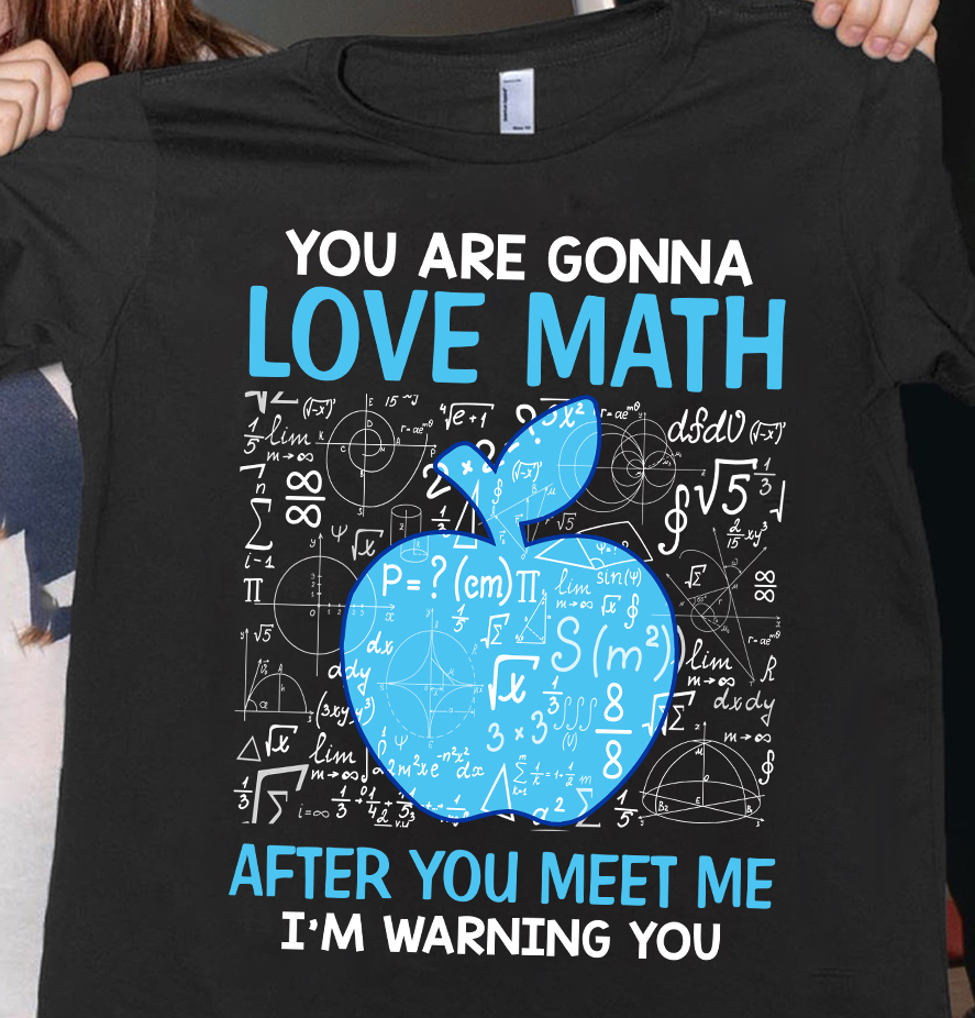 You Are Gonna Love Math After You Meet Me I Am Warning You Gift Standard/Premium T-Shirt