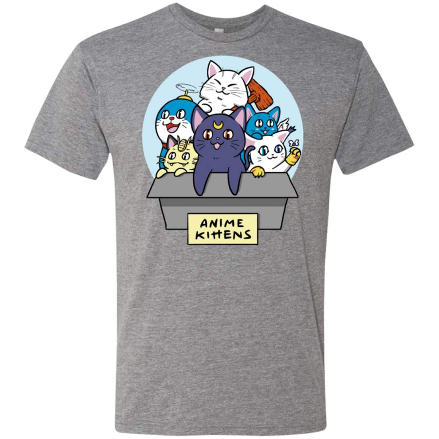 Anime Kittens Men’s Triblend T-Shirt