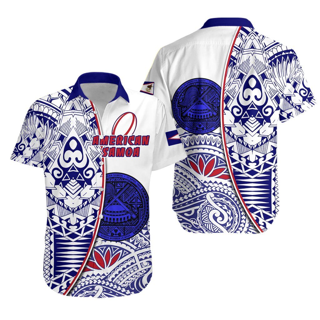 American Samoa Rugby Hawaiian Shirt Special K13