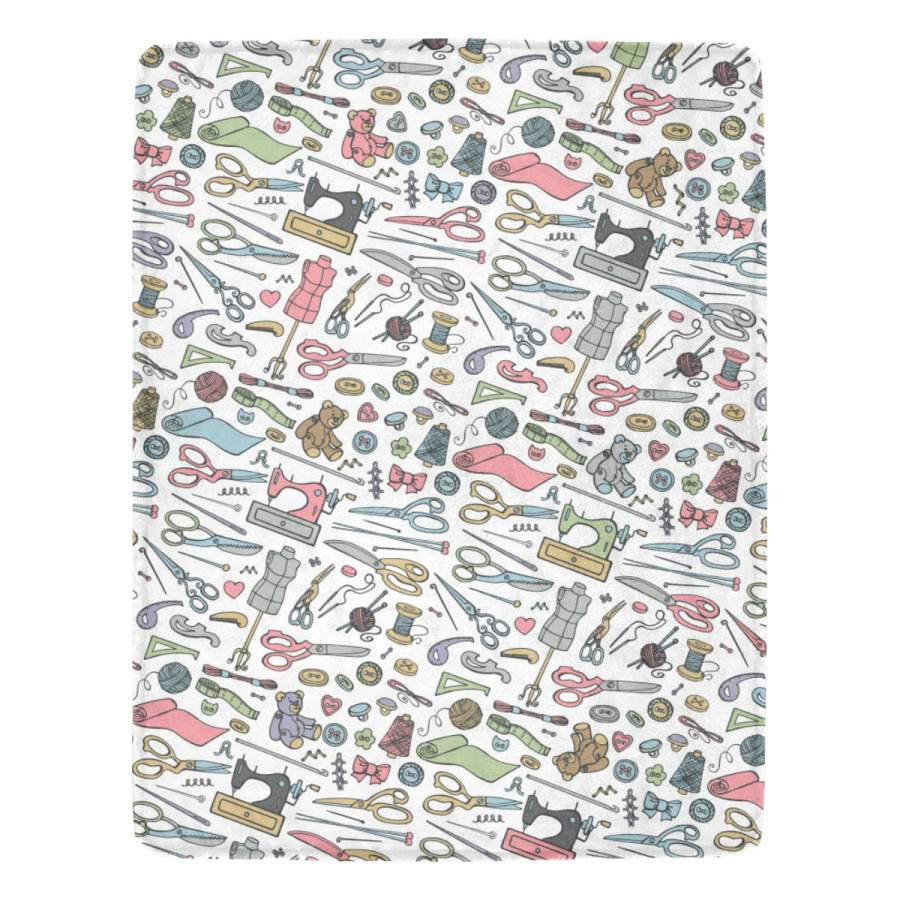 Sewing Pattern Fleece Blanket