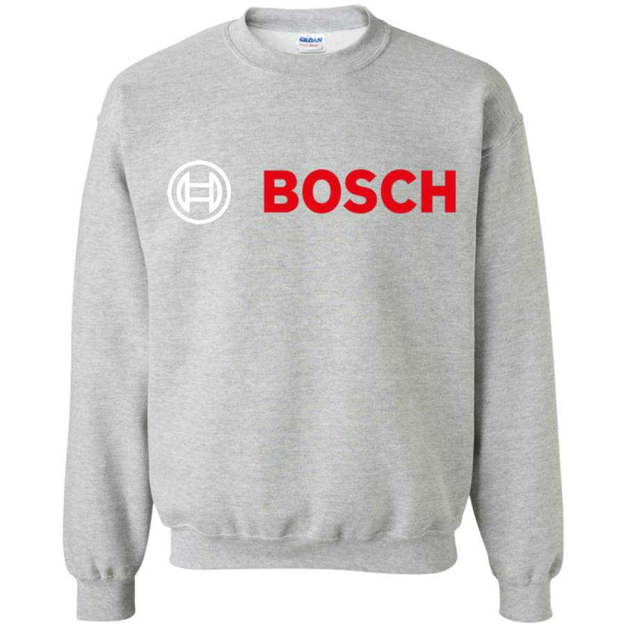 AGR Bosch Logo Crewneck Pullover Sweatshirt