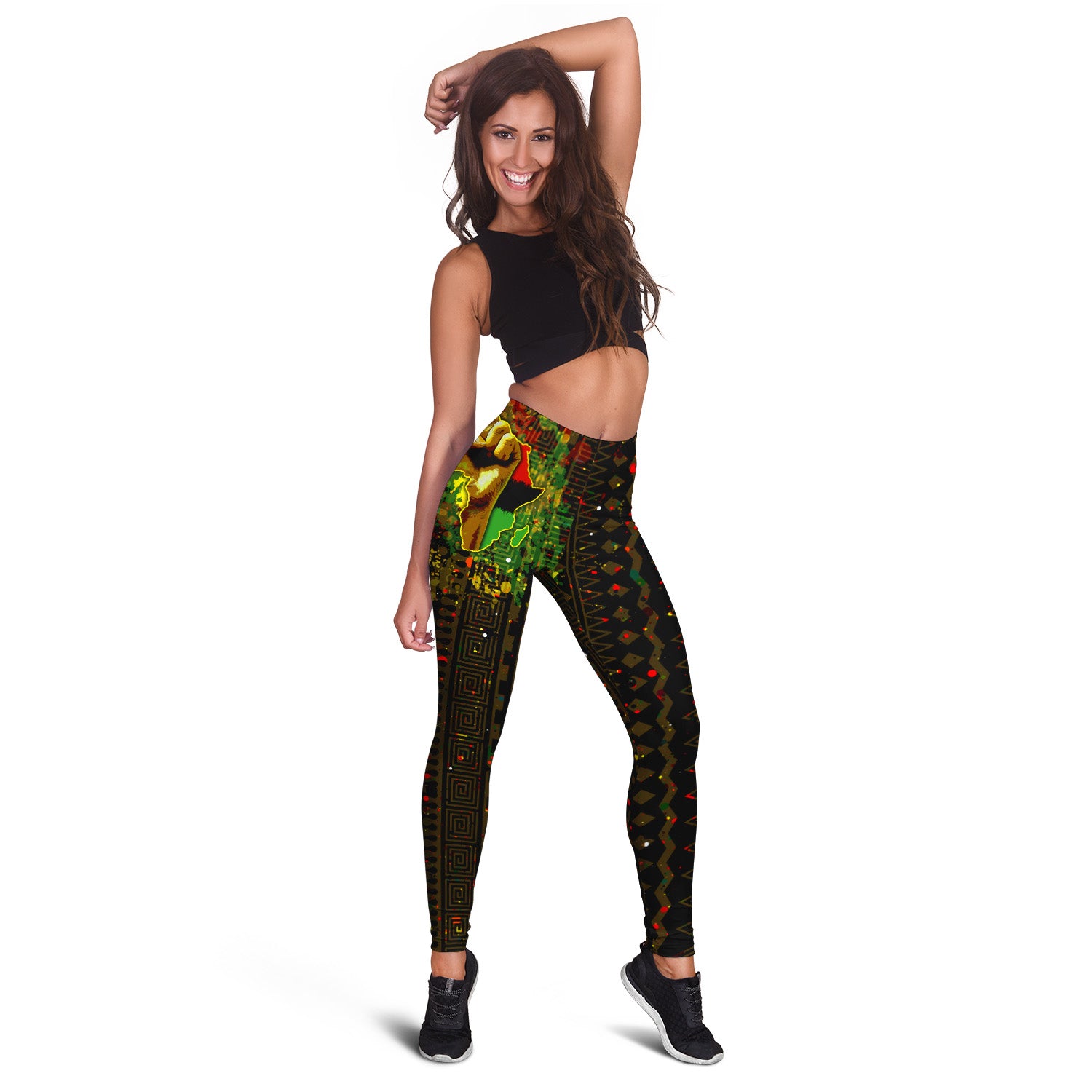 African Black Power Women’s Leggings – BN39