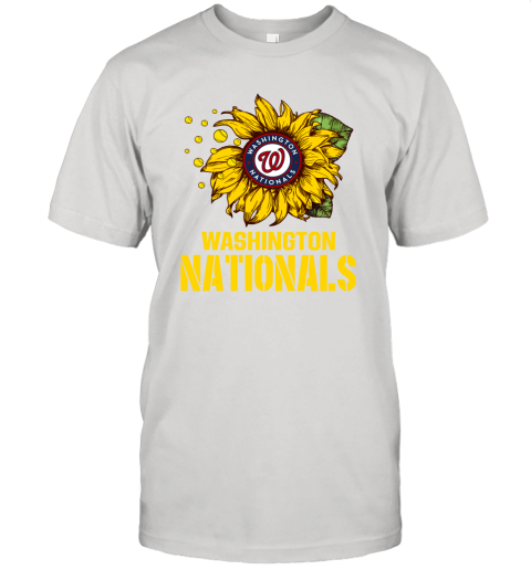 Washington Nationals Sunflower Baseball 2D T-Shirt