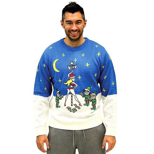 Stripper Pole Ugly Christmas Sweater 2021 For Women Men Couple Family Funny Cute Plus Size