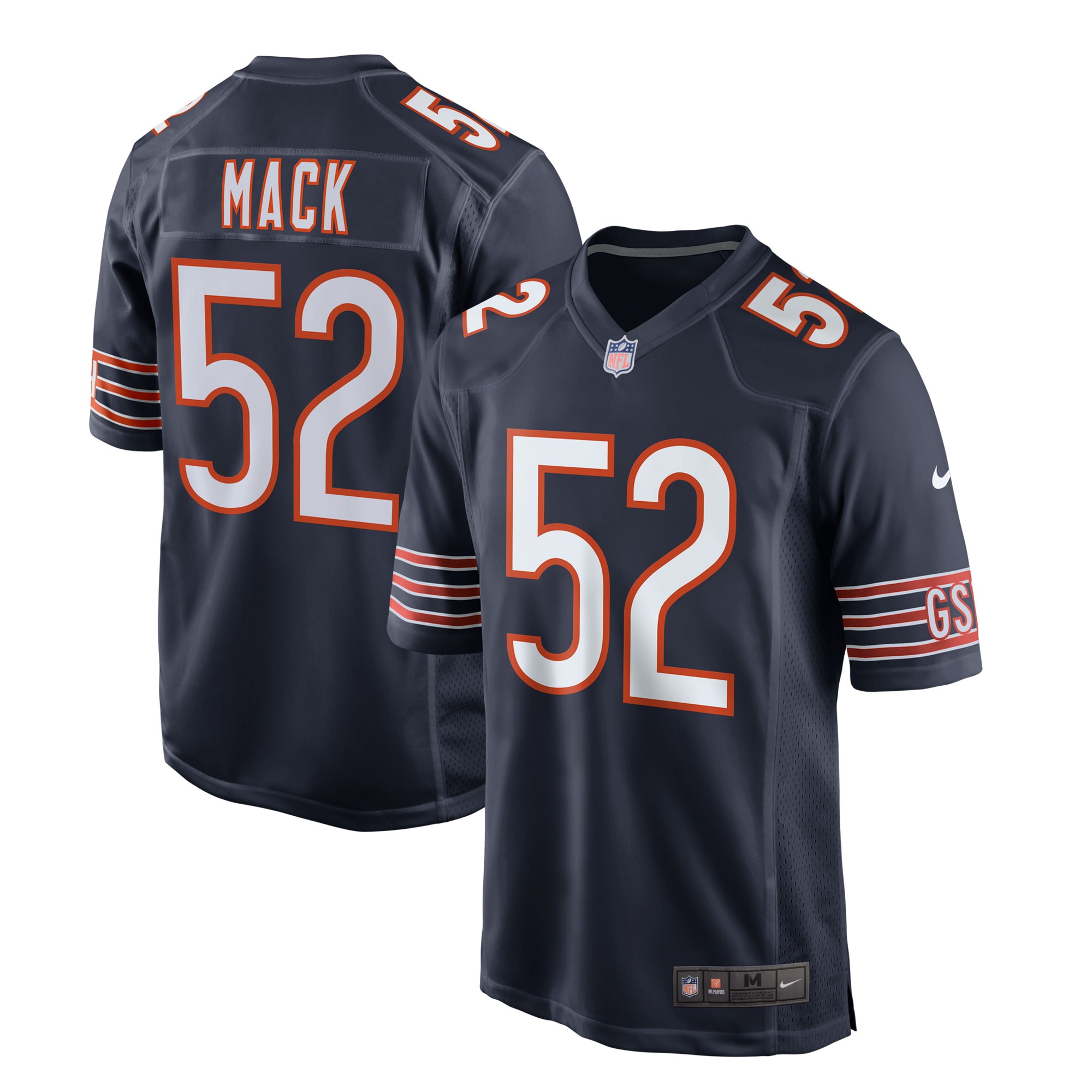 Khalil Mack Chicago Bears Game Player Jersey – Navy