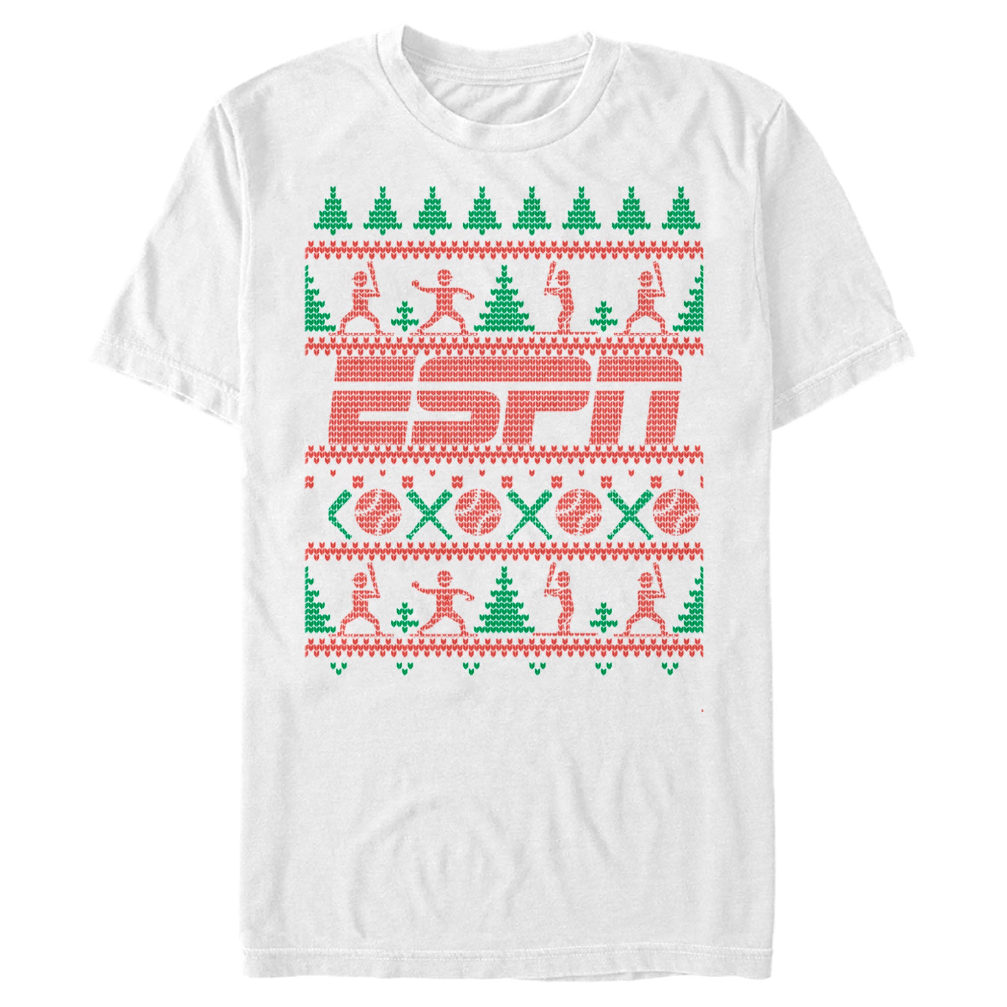 Men’S Espn Baseball Christmas Sweater T-Shirt