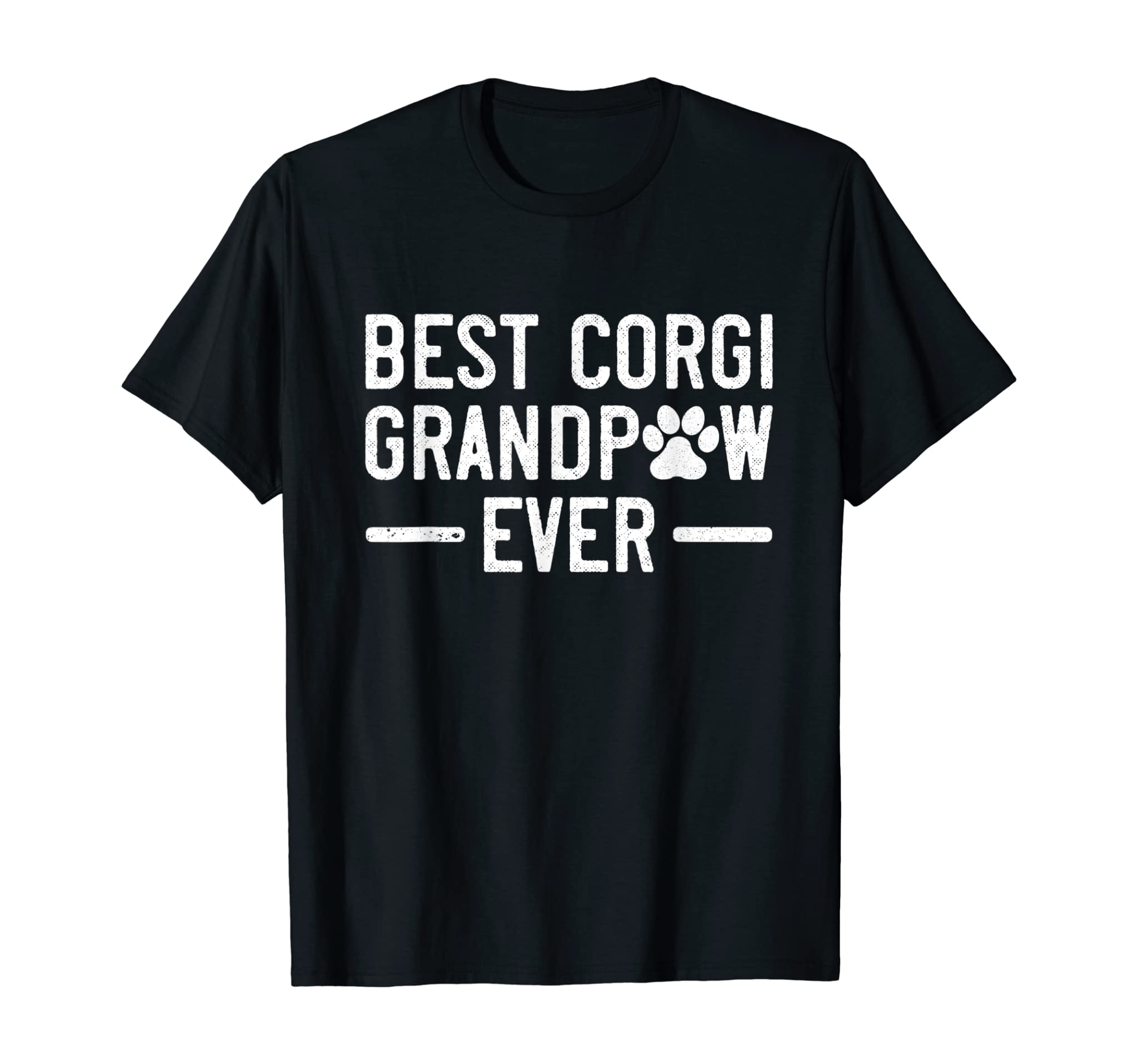 Mens Welsh Corgi Grandpa Gift Dog Best Corgi Grandpaw Ever Funny T-Shirt