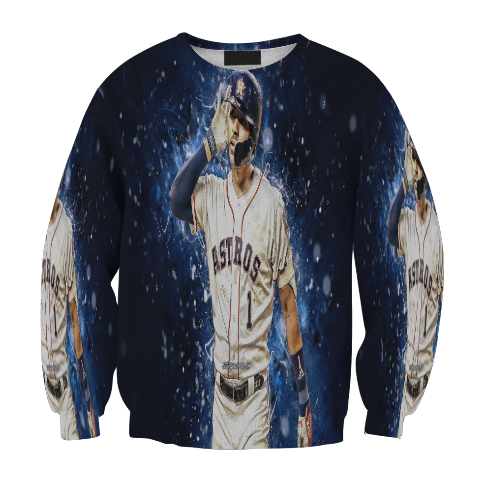 Houston Astros Carlos Correa 1 Gift For Fan 3D Full Printing Sweatshirt