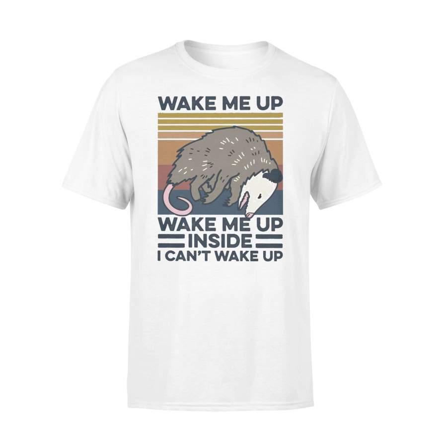 Opossum Wake Me Up Inside I Can’t Wake Up Vintage T-shirt