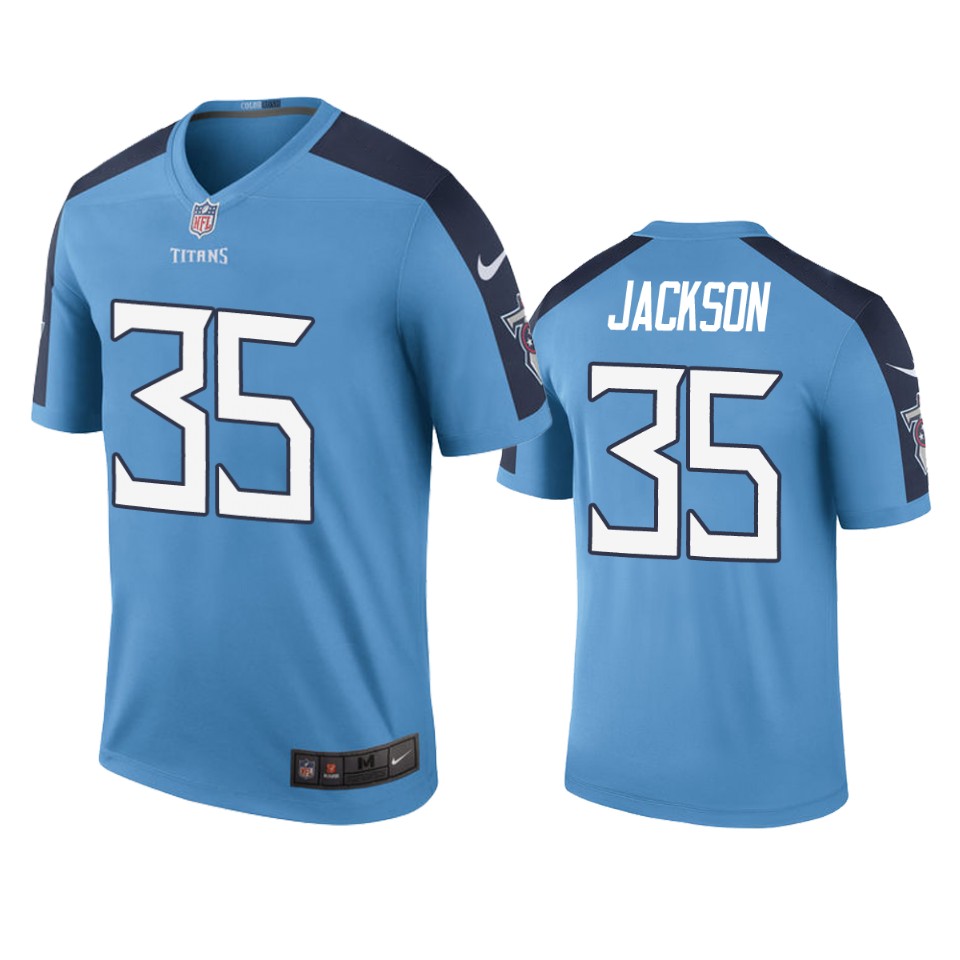 Tennessee Titans Chris Jackson Light Blue Color Rush Legend Jersey