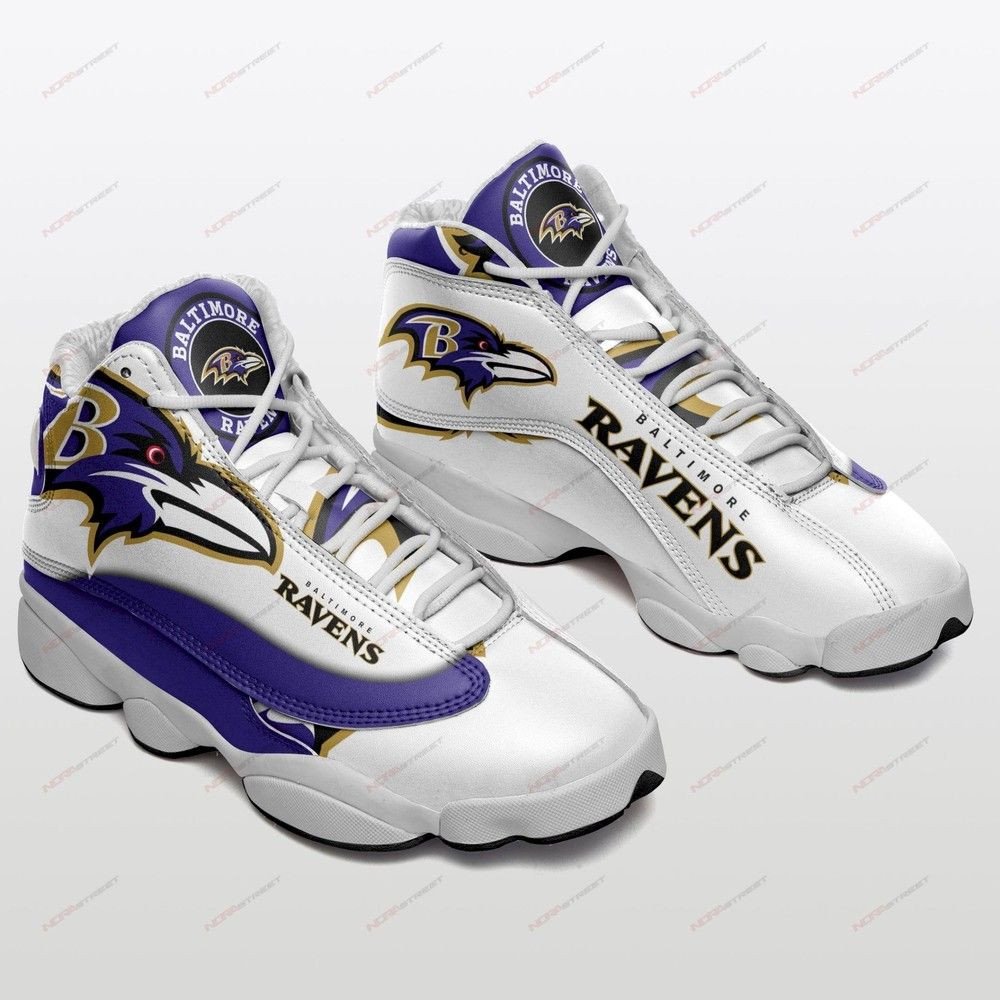 Baltimore Ravens Air Jordan 13 Sneakers Sport Shoes For Fan Sneakers For Fan Sport