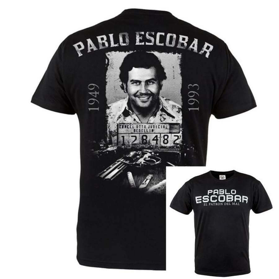 Pablo Escobar Narcos T Shirt Men’s Vintage T-Shirt