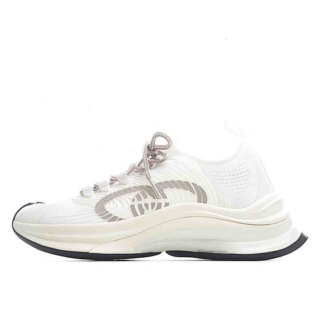 Gucci Run Interlocking G Shoes Sneakers – White SNK276947588