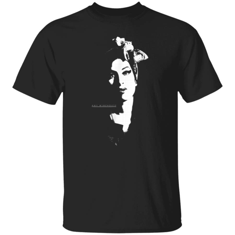 Amy Winehouse Official Mono Bow TShirt