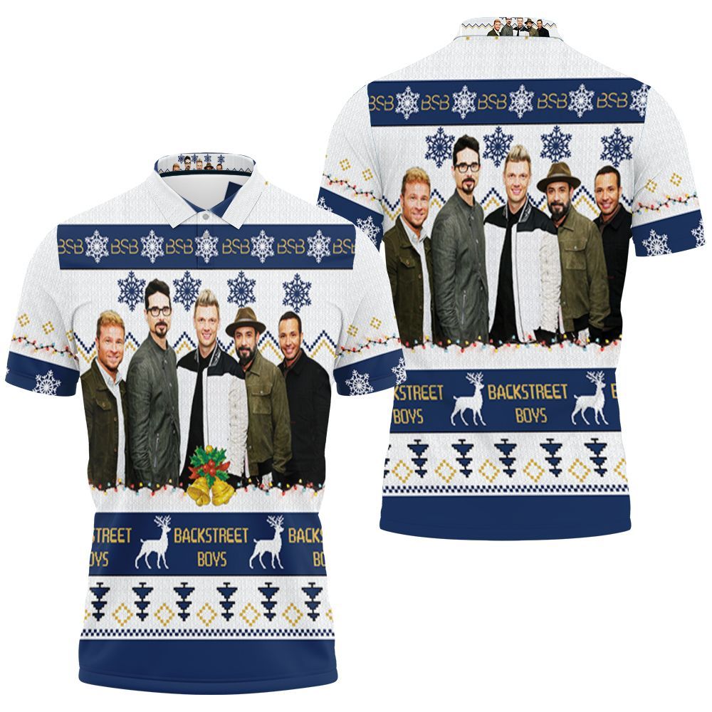 Backstreet Boys Christmas Knitting Pattern Fan Quilt Blanket 3D Jersey Polo Shirt