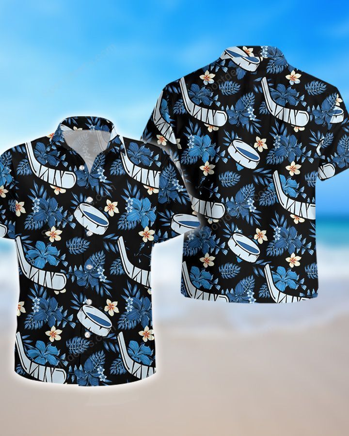 Hockey Floral Hawaii Summer Hawaii Shirts For Aloha Beach Shirt Ha35722