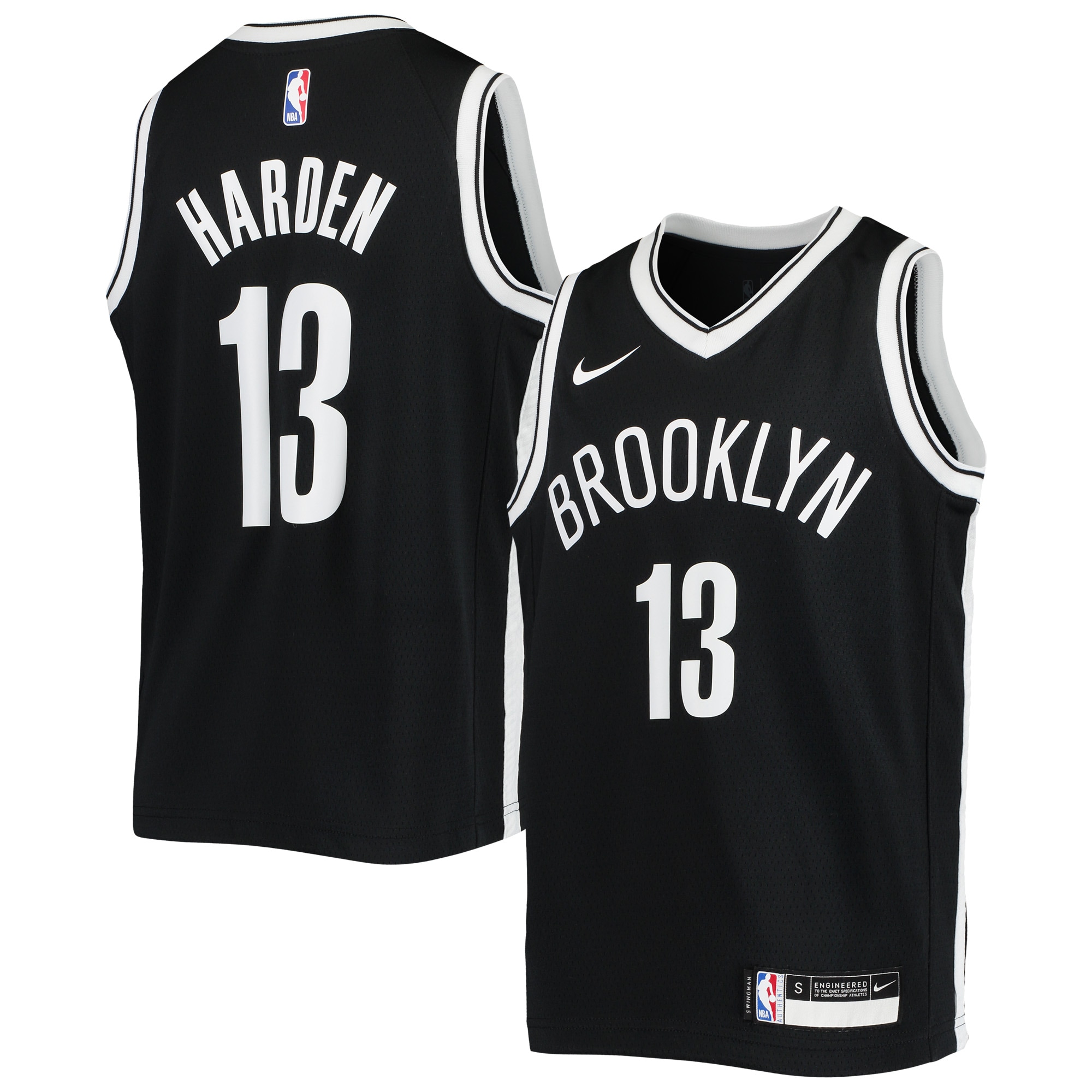 James Harden Brooklyn Nets Youth Swingman Jersey – Icon Edition – Black