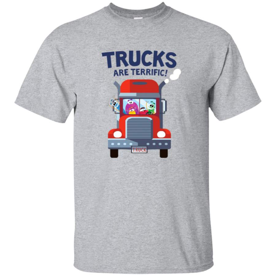 AGR ask the storybots trucks Mens Cotton T-Shirt