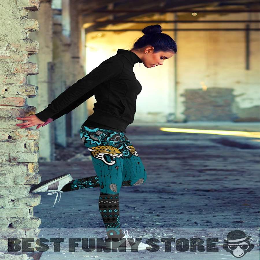 Simple Boho Jacksonville Jaguars Leggings