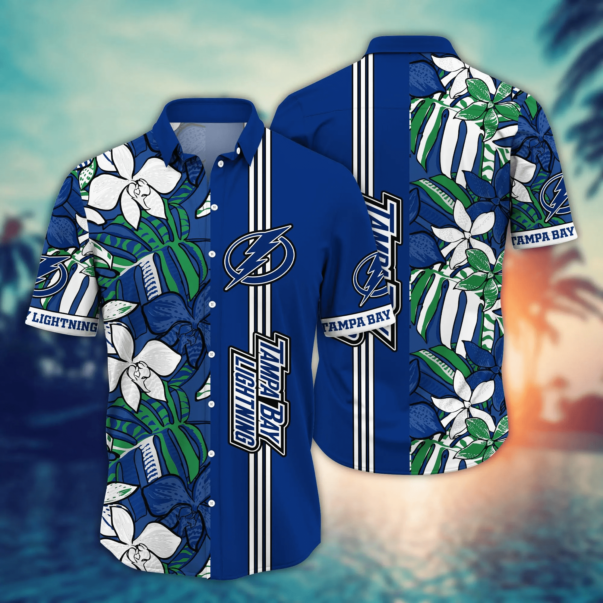 Tampa Bay Lightning Nhl Hawaiian Shirt Sun Dresses Aloha Shirt