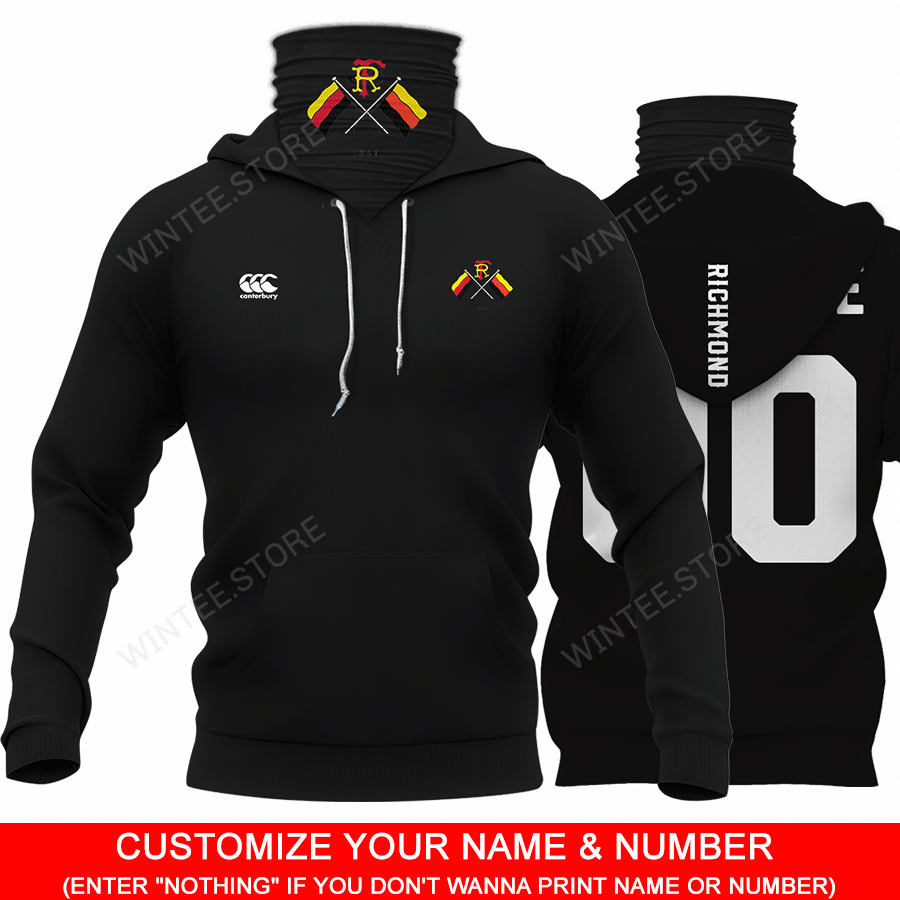 19Richmond001 |HoodieMask| CUSTOMIZE YOUR NAME & NUMBER | HOT SALE 3D PRINTED