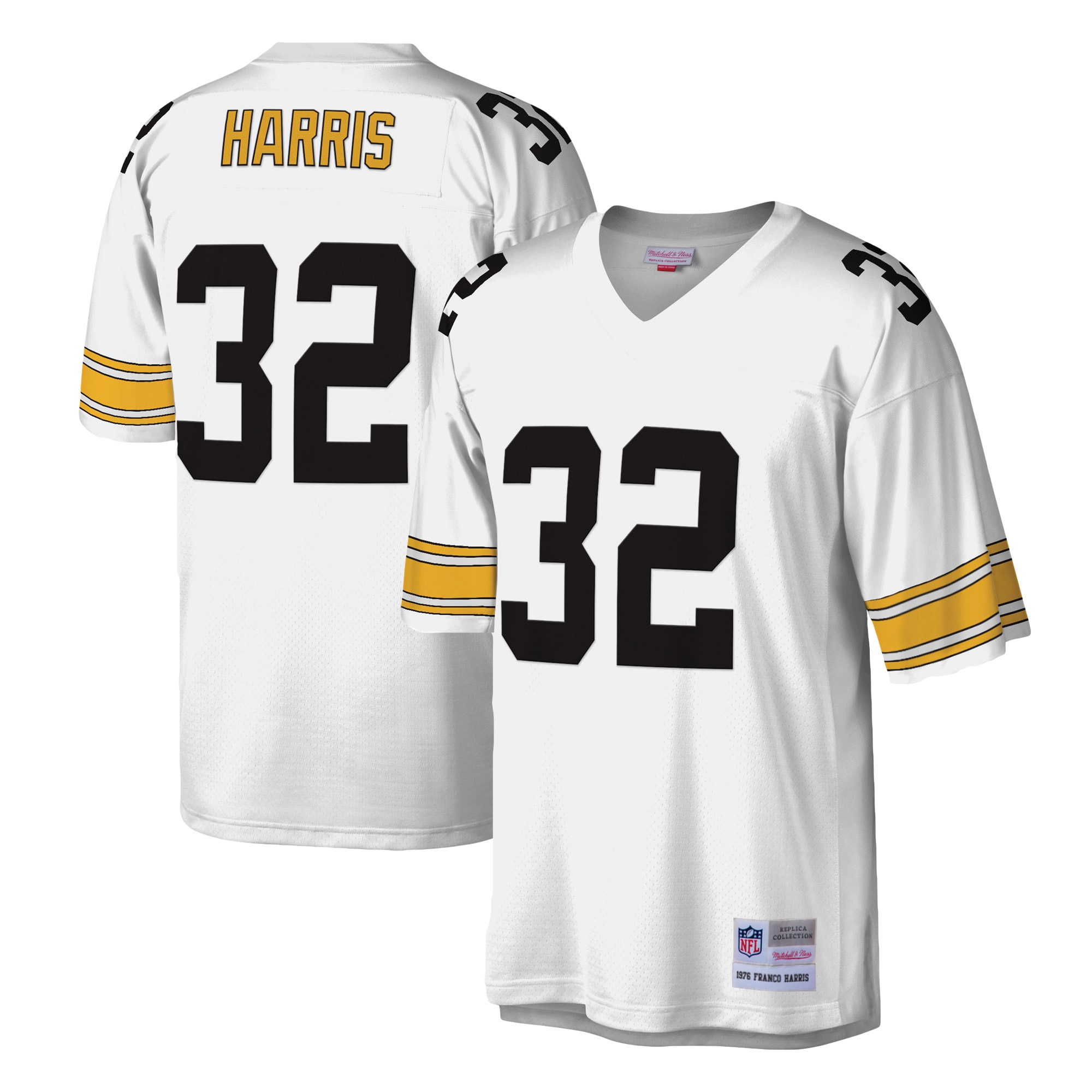 Franco Harris Pittsburgh Steelers Mitchell & Ness Legacy Replica Jersey – White