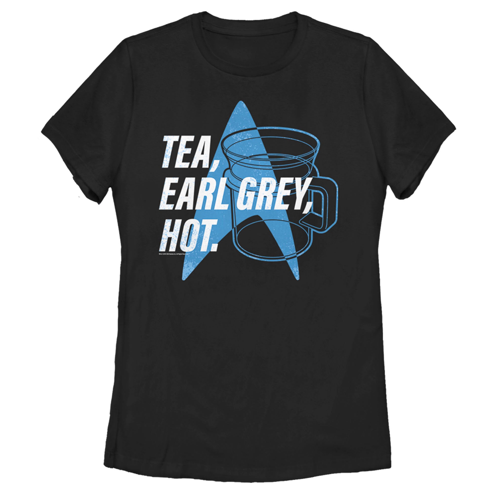 Women’S Star Trek: The Next Generation Cup Of Tea Earl Grey Hot, Captain Picard T-Shirt