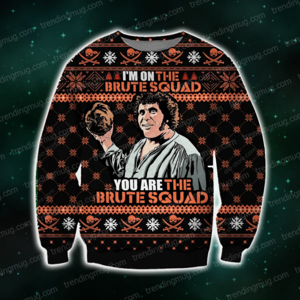 You Are The Brute Squad Knitting Pattern 3D Print Ugly Sweater