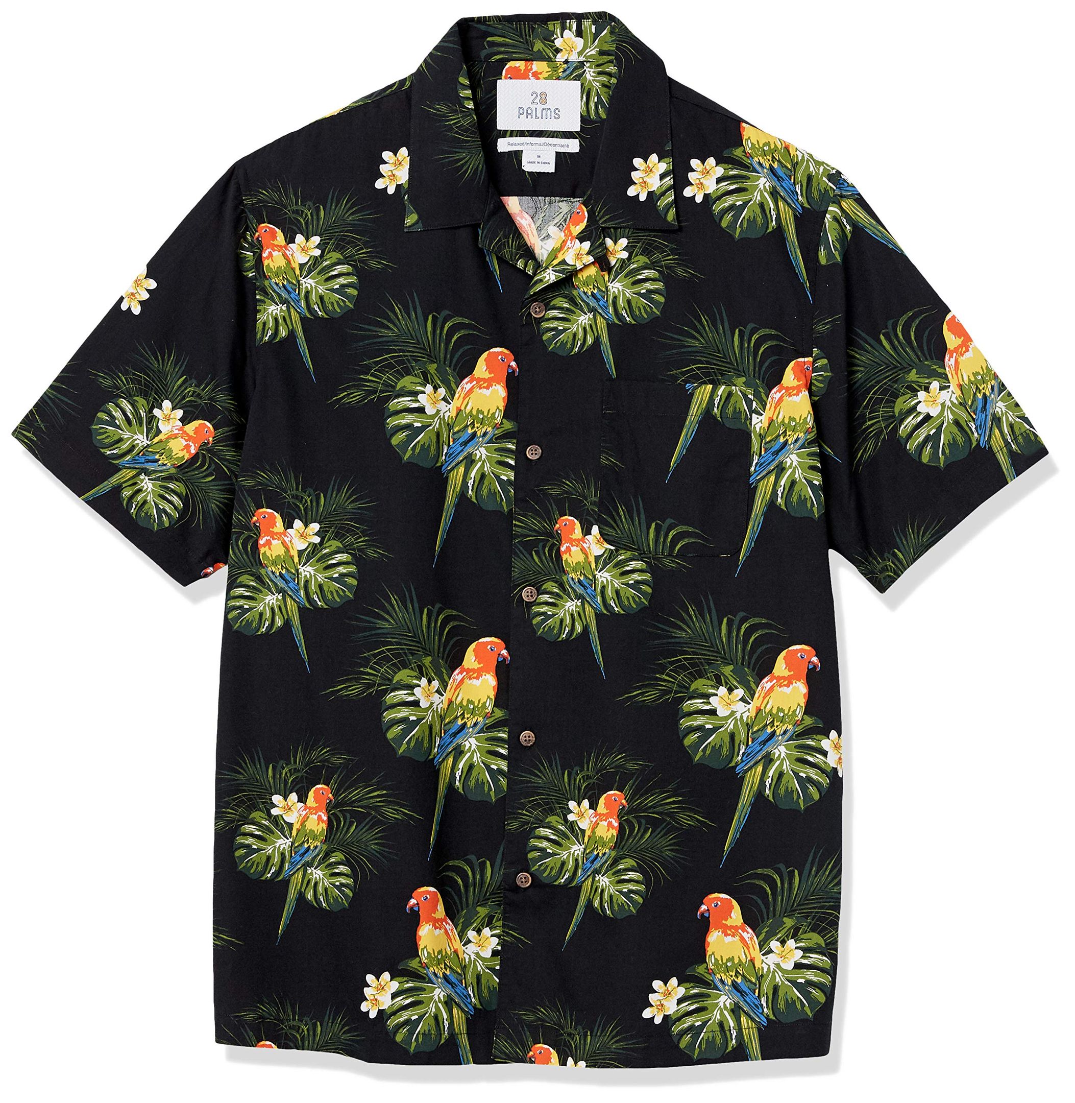 Palms And Birds Multicolor Unique Design Hawaii Shirt Ha41000