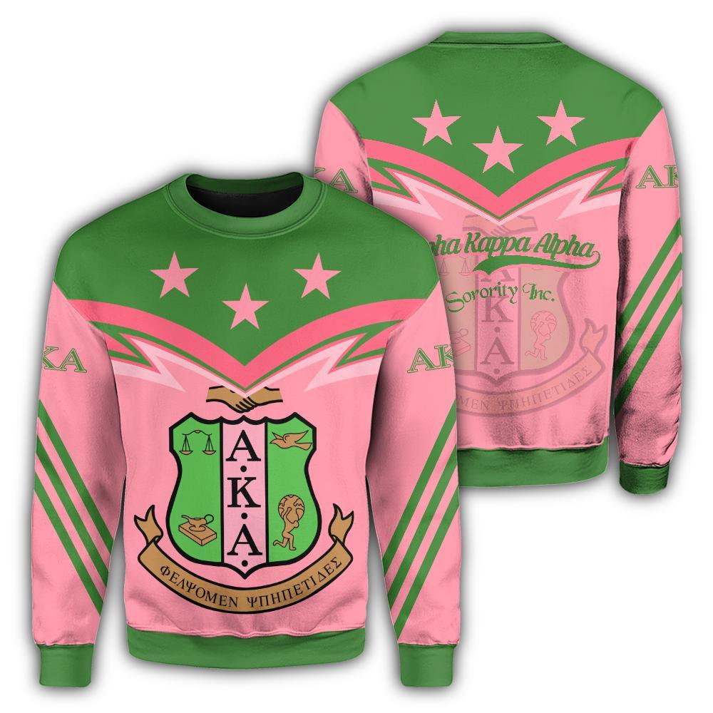 Original Alpha Kappa Alpha Sweatshirt – Zig Zag Style J5