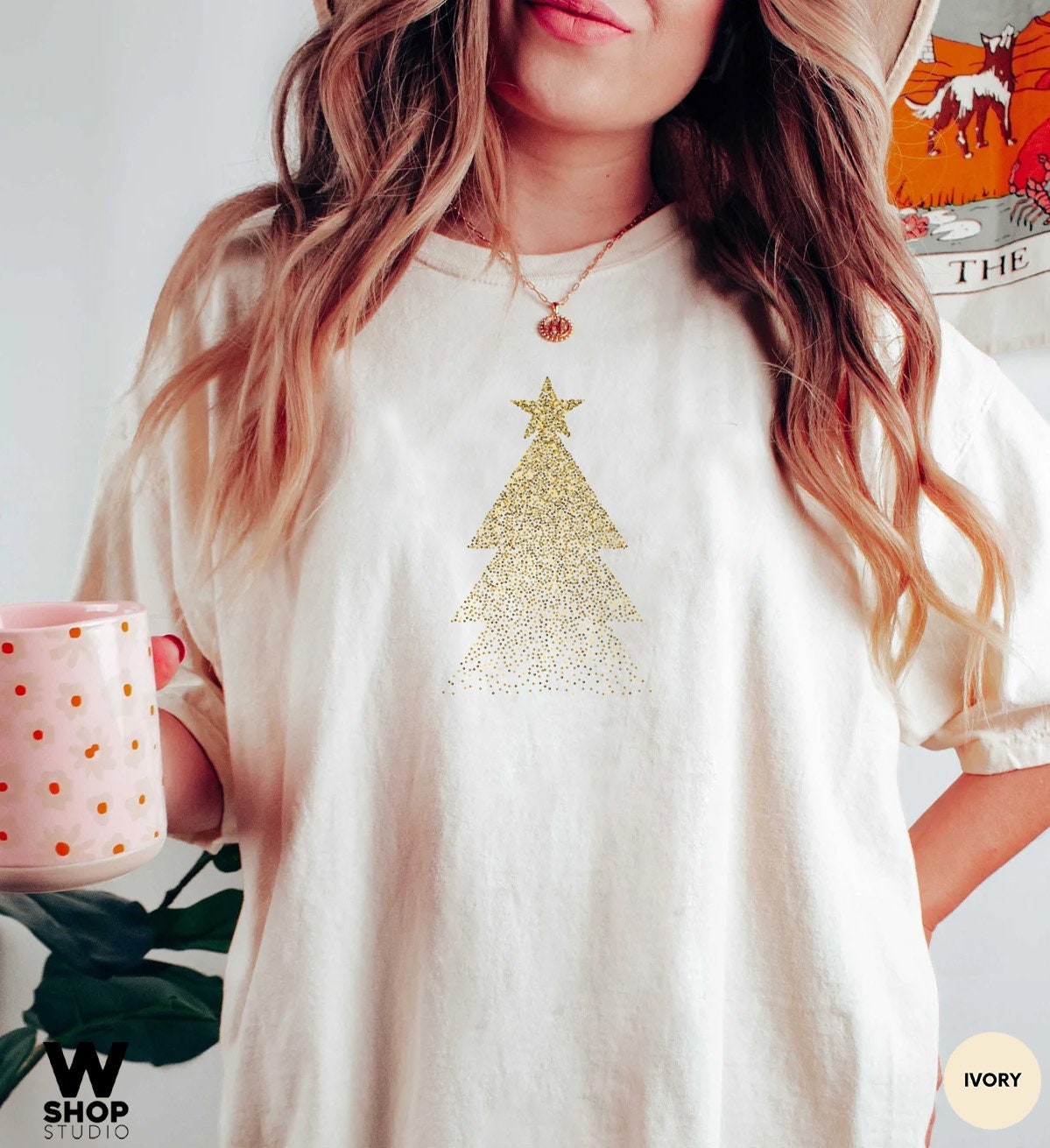 Christmas Trees Shirt, Christmas Shirts for Women, Christmas Tee, Holiday Christmas T Shirt, Shirts For Christmas, Cute Christmas