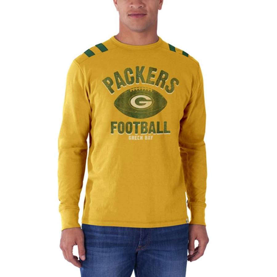 Green Bay Packers – Football Logo Bruiser Premium Long Sleeve T-Shirt