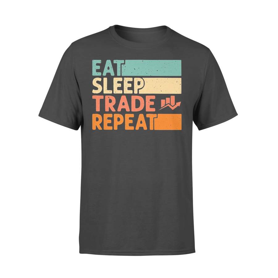 Eat Sleep Trade Repeat Vintage T-shirt
