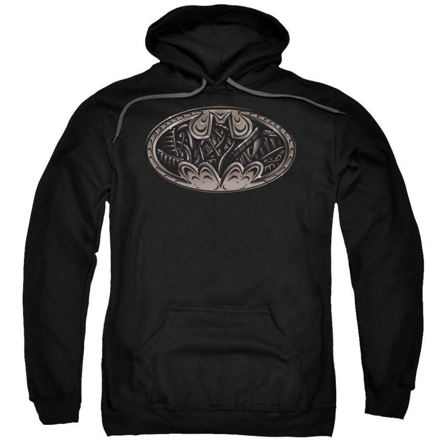 Batman – Bio Mech Bat Shield Adult Pull Over Hoodie