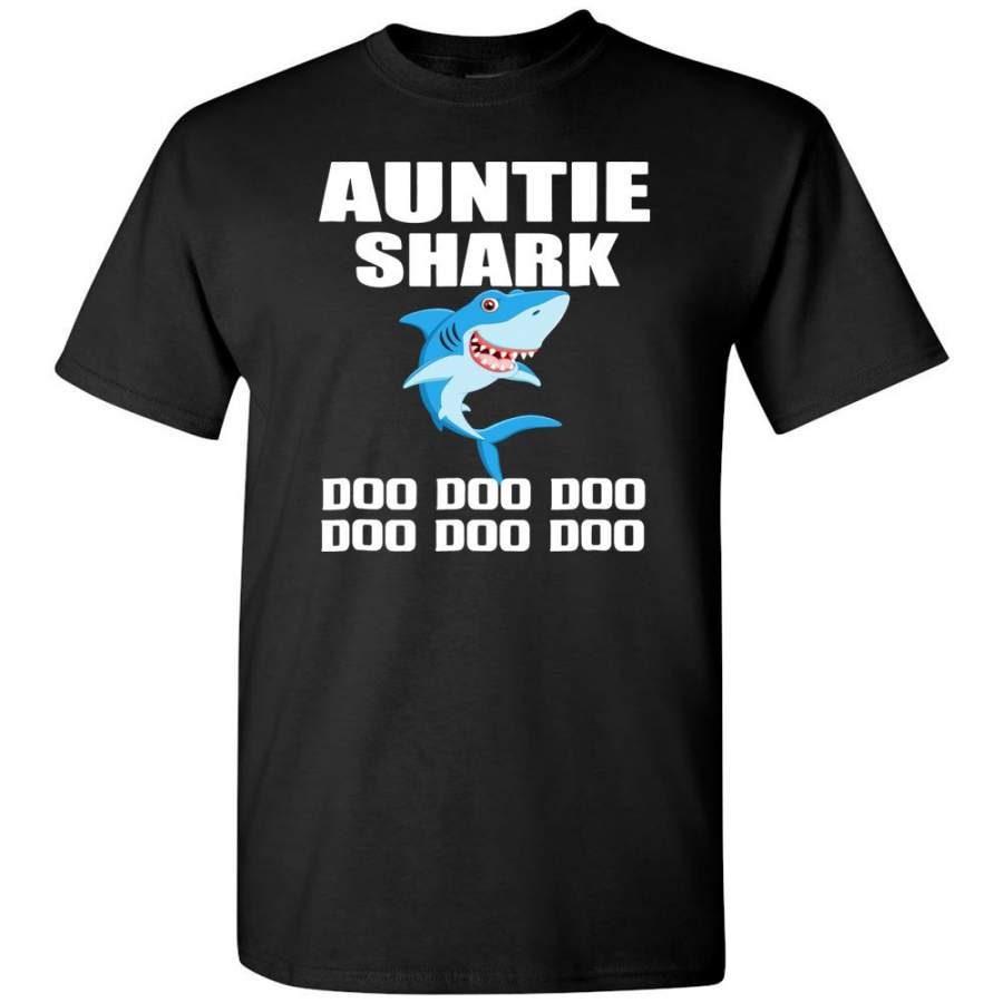 Auntie shark doo doo doo shirt, aunt shark gift T shirt