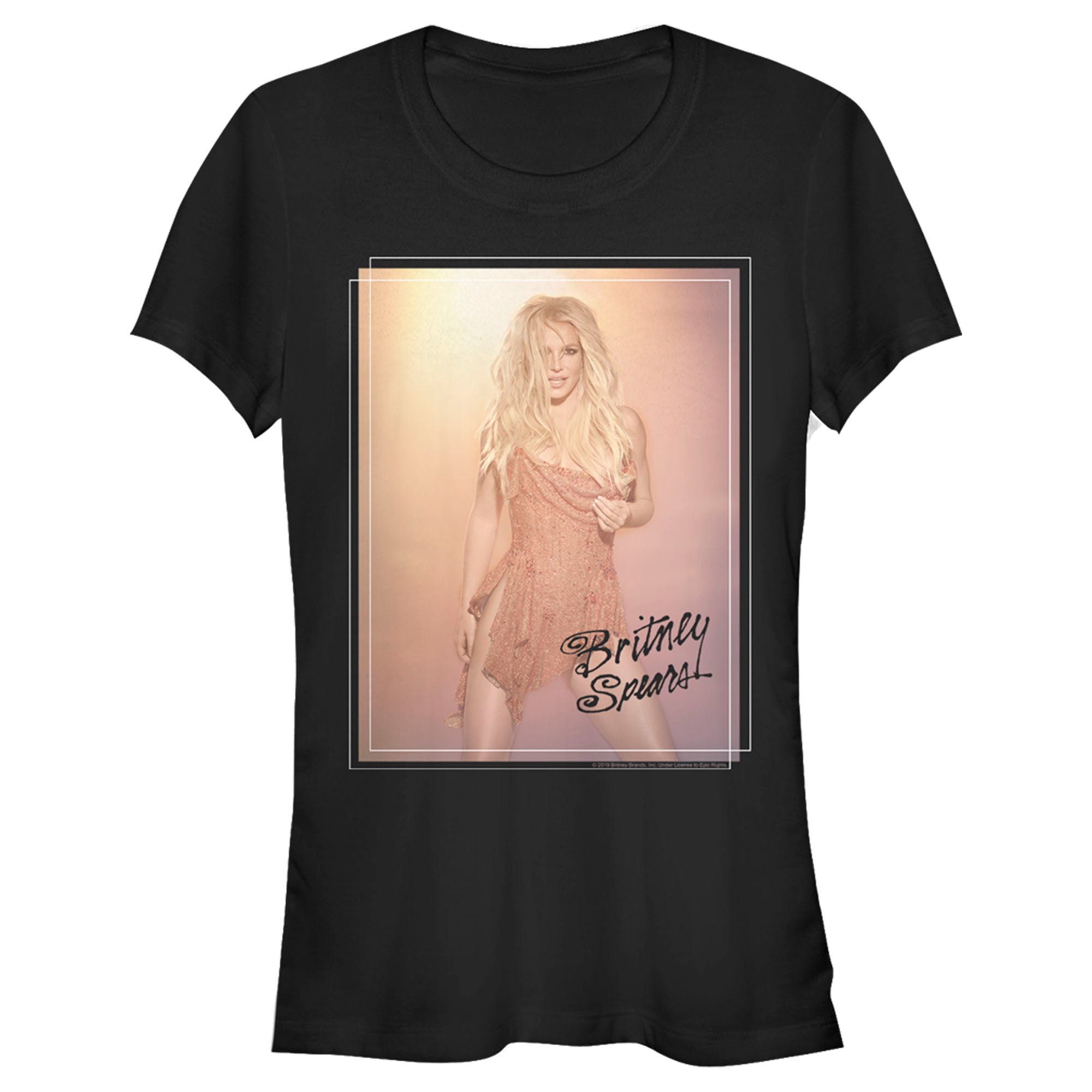 Britney Spears Junior’S Gradient Photo  T-Shirt