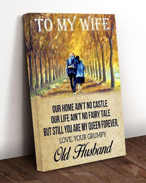 To My Wife I Love You Canvas Art And Poster Hg Valentine Gift For Him Valentine Gift For Husband Valentines Gifts For Coworkers