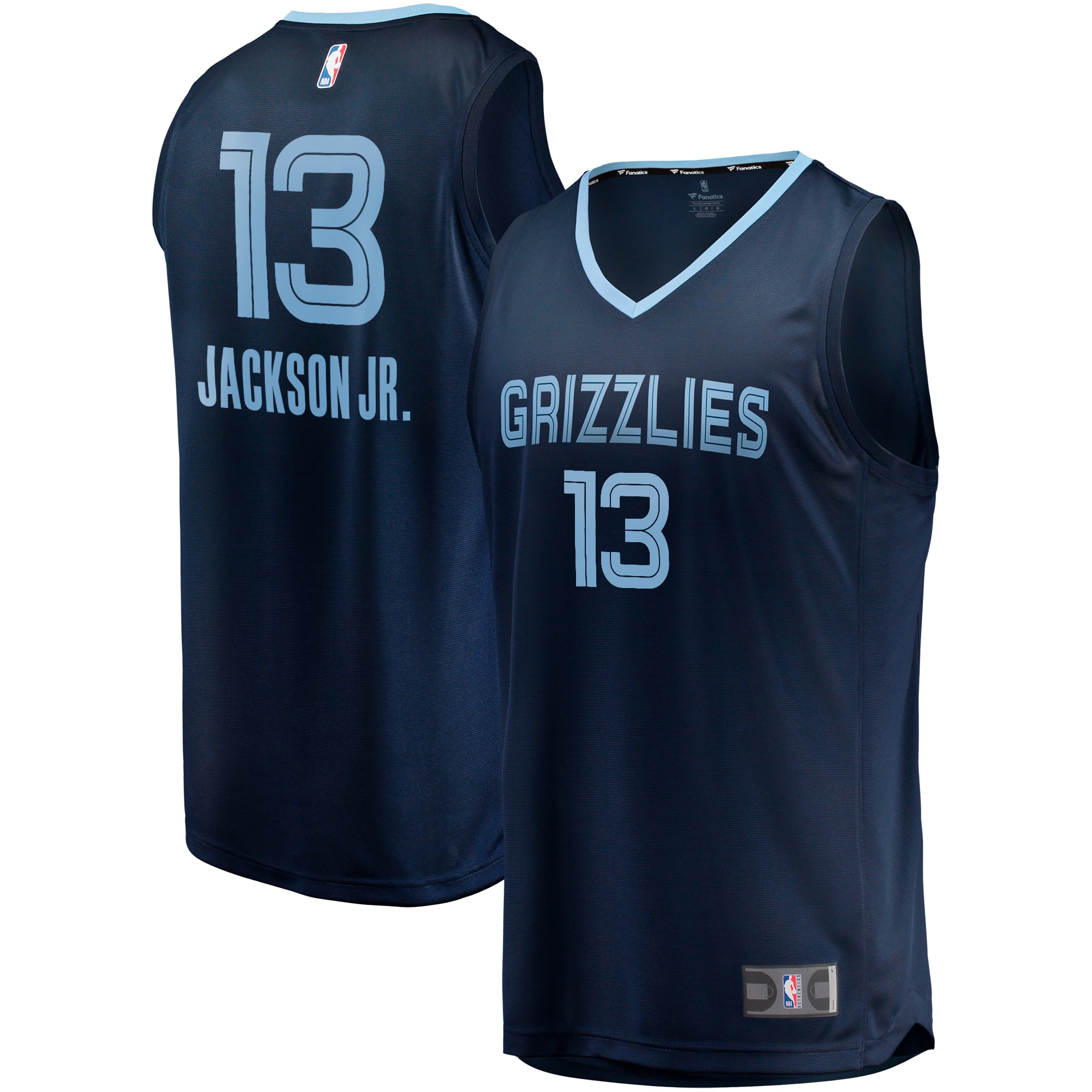 Jaren Jackson Jr. Memphis Grizzlies Fast Break Player Jersey Navy – Icon Edition