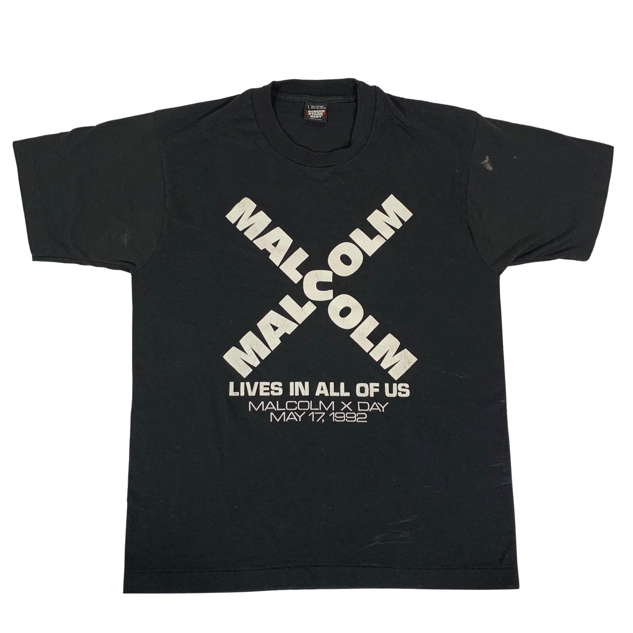 Vintage Malcolm X “Lives In All Of Us” T-Shirt