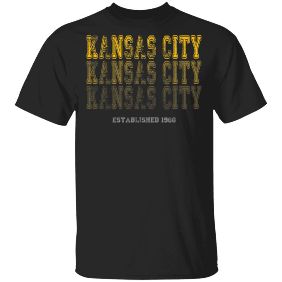 KC Kansas City Fan 2020 Vintage Football TShirt