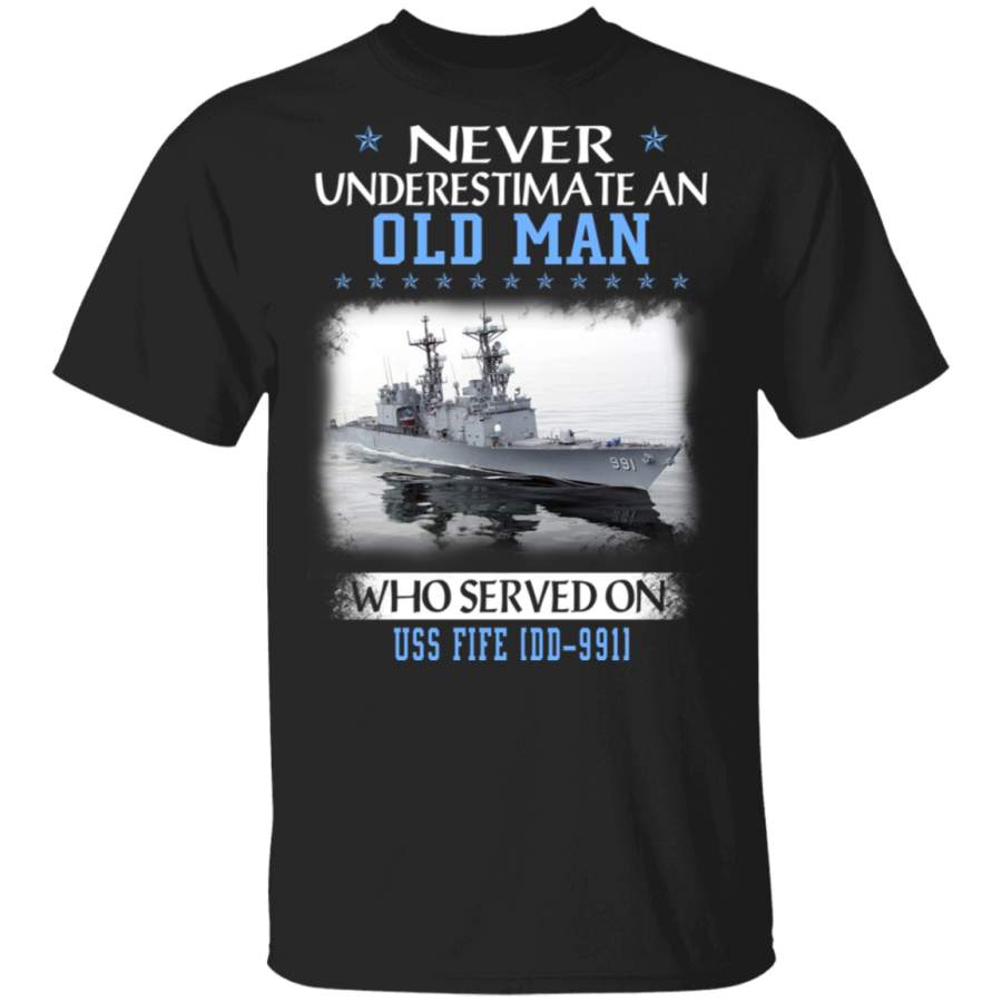 USS Fife DD-991 Veterans Day Christmas Gift T-Shirt