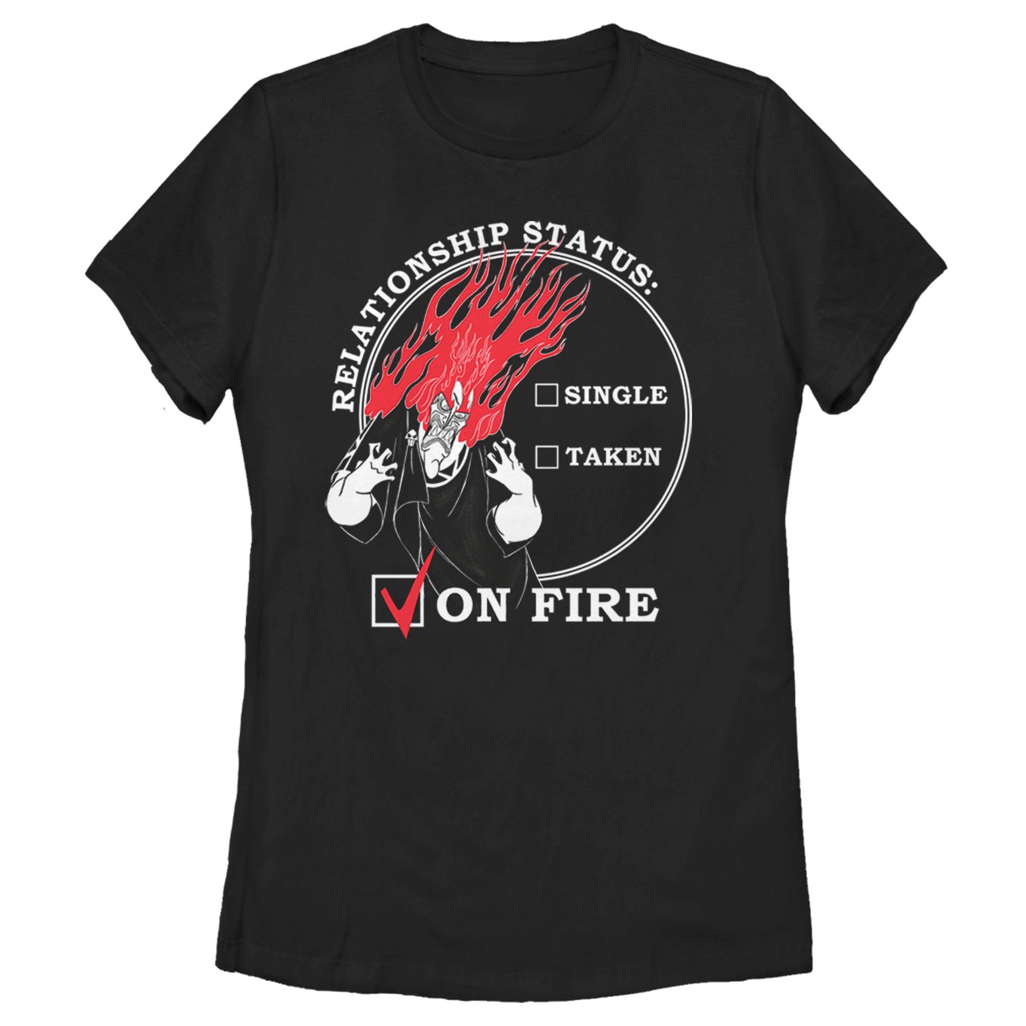 Women’S Hercules Hades Valentine’S Day Status, On Fire! T-Shirt