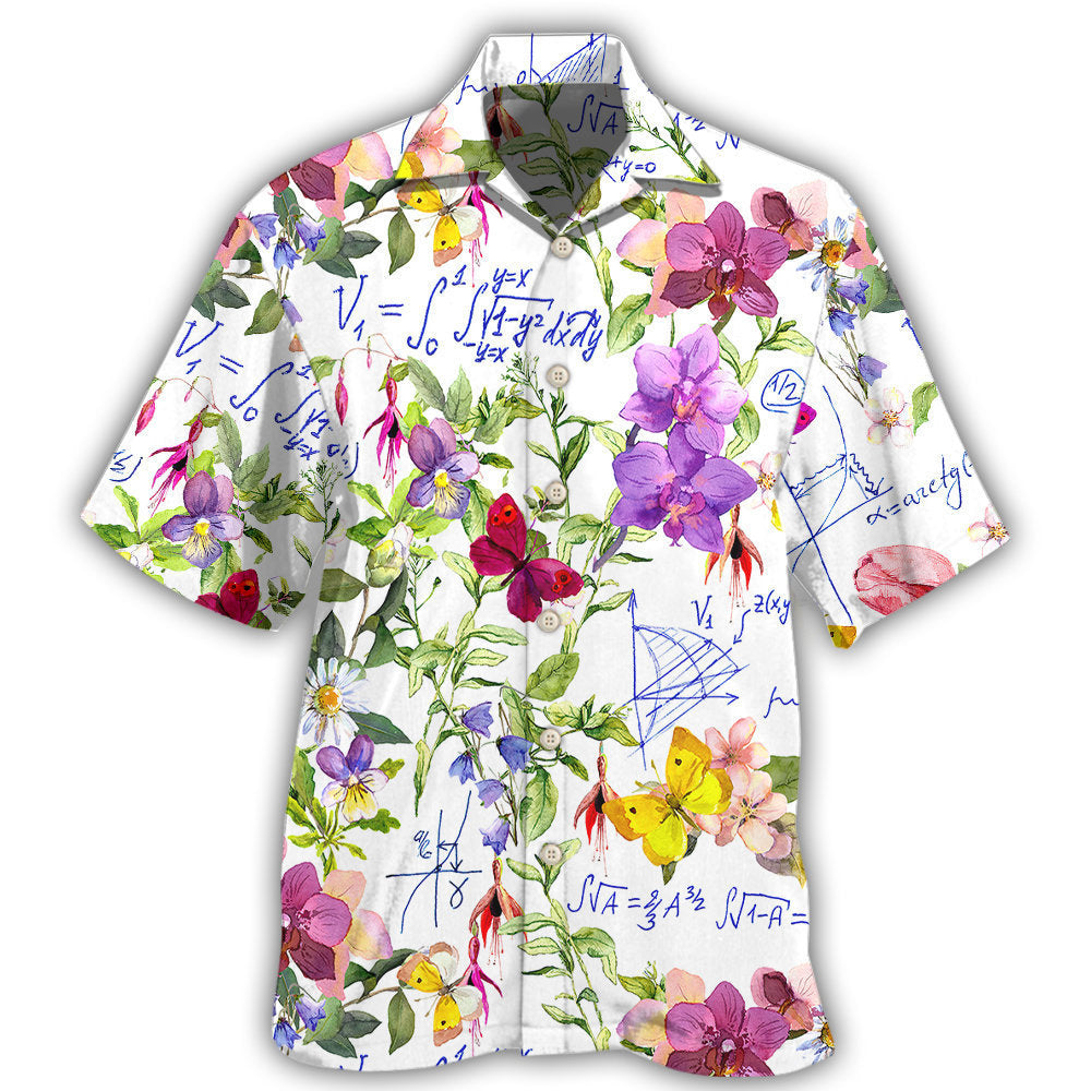 Math Floral Hawaii Shirt Ha53420