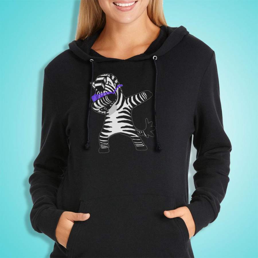 Animal Dabbing Zebra Women’S Hoodie